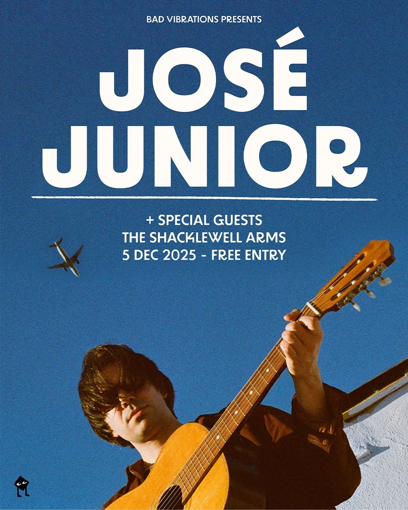 We&rsquo;re delighted to welcome British-Hispanic singer-songwriter @josejuniormusic who blends psych rock, latin folk, and 90&rsquo;s trip-hop to @shacklewellarms on 5 December for free! Make sure to RSVP @dicefm