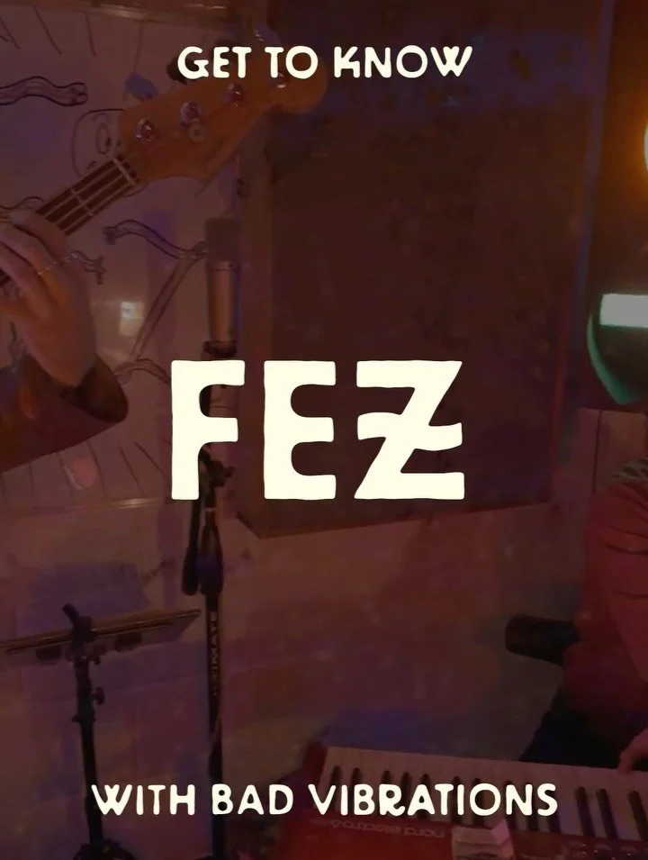 Ahead of their headline show at @shacklewellarms this Thursday, 27 November, we sat down with psych-prog rock group FEZ to talk album inspirations, lyrical concepts, and the leap into doing the band full-time. Don&rsquo;t miss out.. RSVP @dicefm