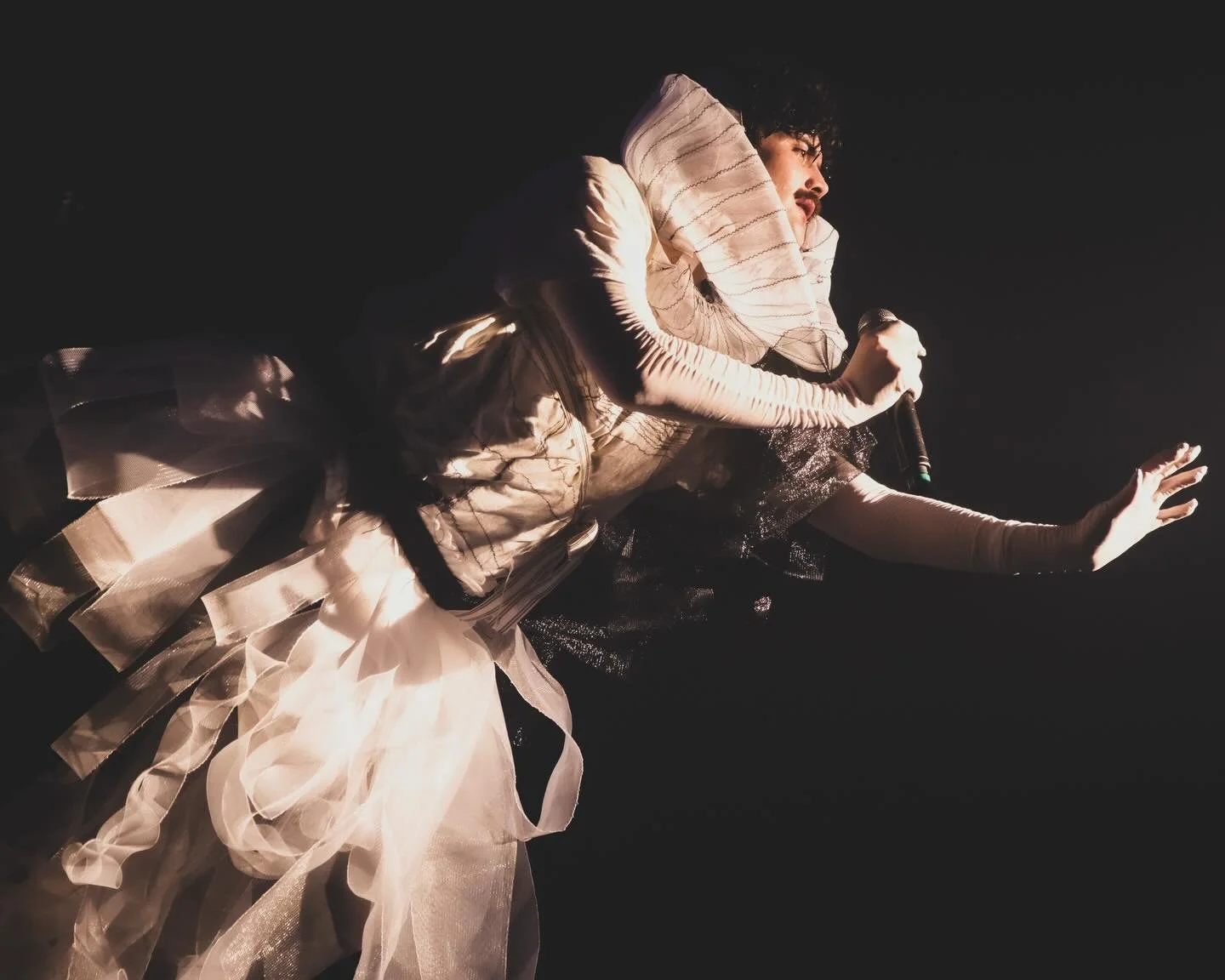 Another energetic return from @modelactriz, captured during their sold-out show at @fabriclondonofficial last month, performing tracks from their latest release &ldquo;Pirouette&rdquo; a fusion of queer punk, theatrical flair, and industrial rock.

?