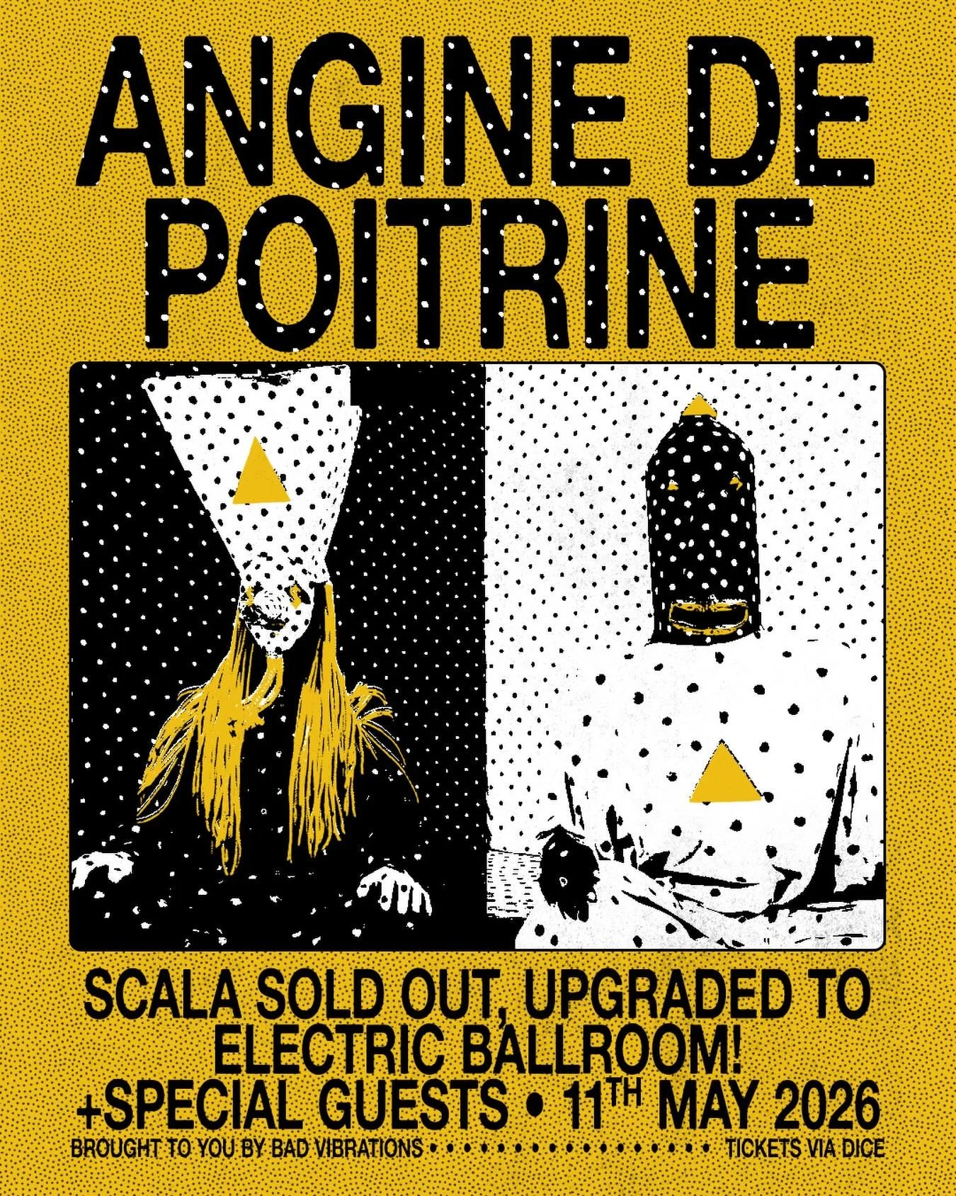 Due to overwhelming demand and selling out Scala, we&rsquo;ve upgraded @anginedepoitrine to @electricballroomcamden . Limited tickets will be available so hurry head to @seetickets