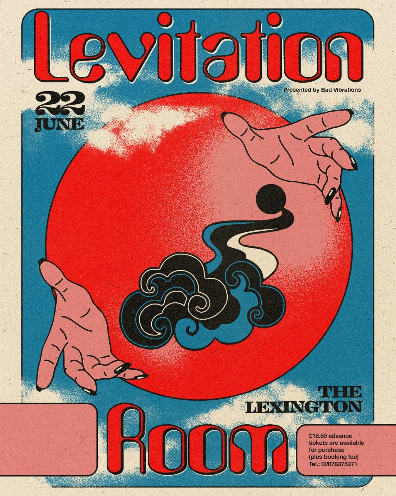 Levitation Room are back! They play @thelexingtonlondon on 22nd June. Tickets on sale Friday 10am, set your reminders on Dice. 

Their hallucinogenic melodies hum with echoes of the Summer of Love, conjuring sun-drenched visions of carefree afternoon
