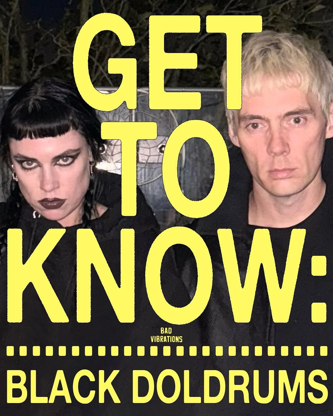 From forming at a Bad Vibes All-Dayer, @blackdoldrums have steadily carved out their place in the gothic scene. We caught up with them ahead of their headline show on 4 April. Swipe <<<

You can also dive into a playlist of the sounds that h