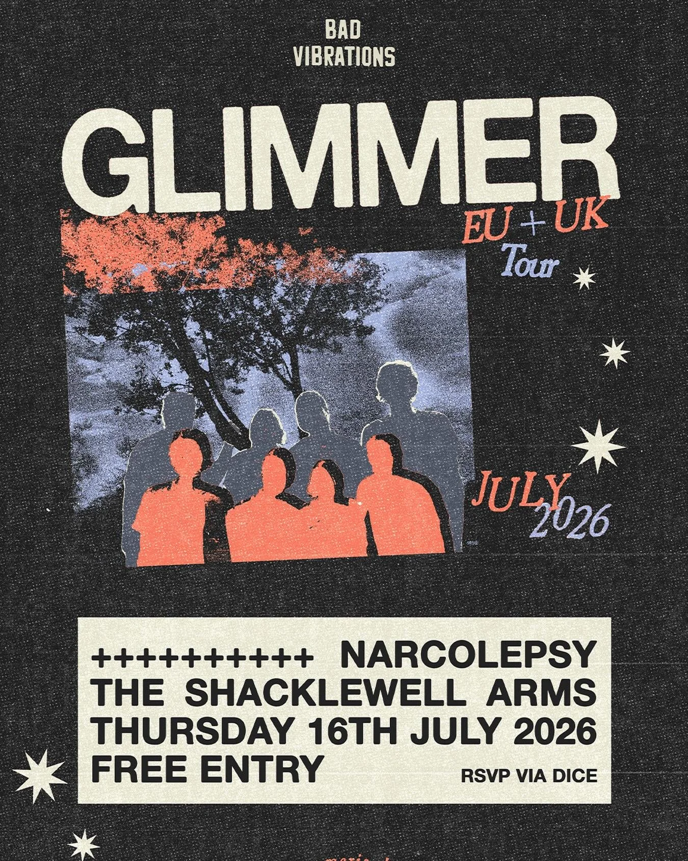 We're thrilled to announce New York's grunge-gaze quartet @glimmerisaband will be joining us @shacklewellarms on 16 July! 
Plus support from @narcolepsy.band 

Free RSVP via Dice
