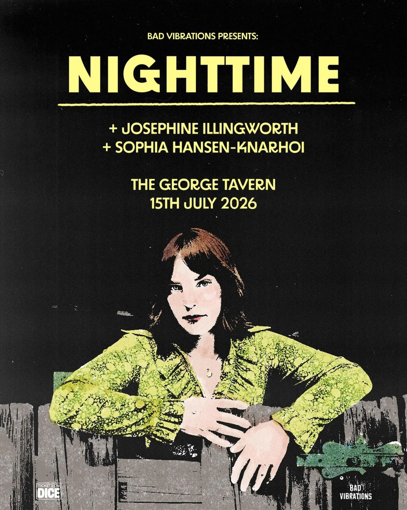 A gift for lovers of 60s folk and crystalline, song-y psychedelia, @nighttime666 aka Eva Louise Goodman, delivers fluent, buoyant compositions that run the gamut of psych-pop, and Americana. Catch her playing @thegeorgetavern on 15th July with specia