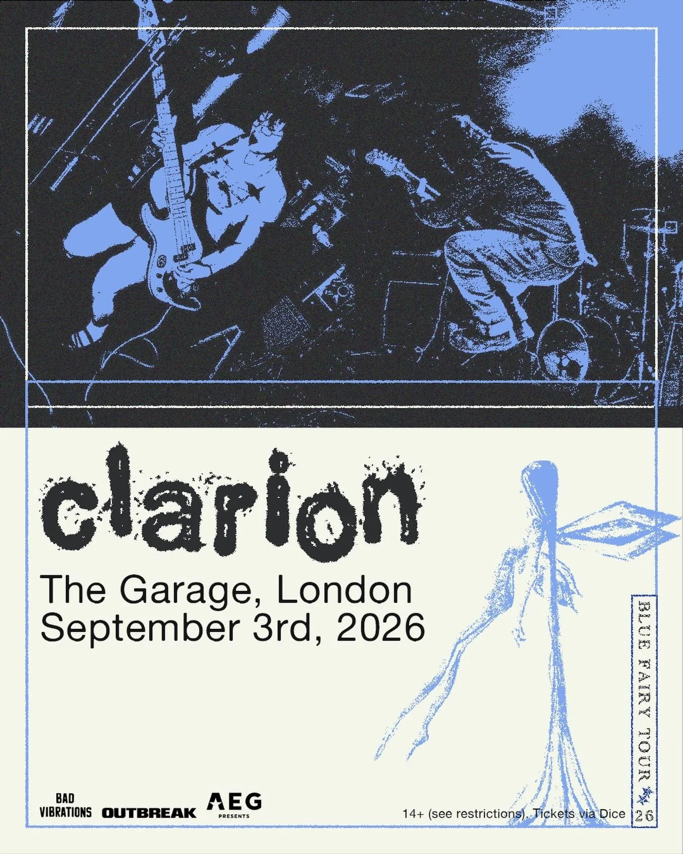 Known for immersive guitar sounds blending shoegaze, post-punk, and Japanese rock. Los Angeles trio @clarionband are set to join us @thegaragehq on 3rd September with special guests!

Tickets go onsale Fri, 29 May 9am via DICE