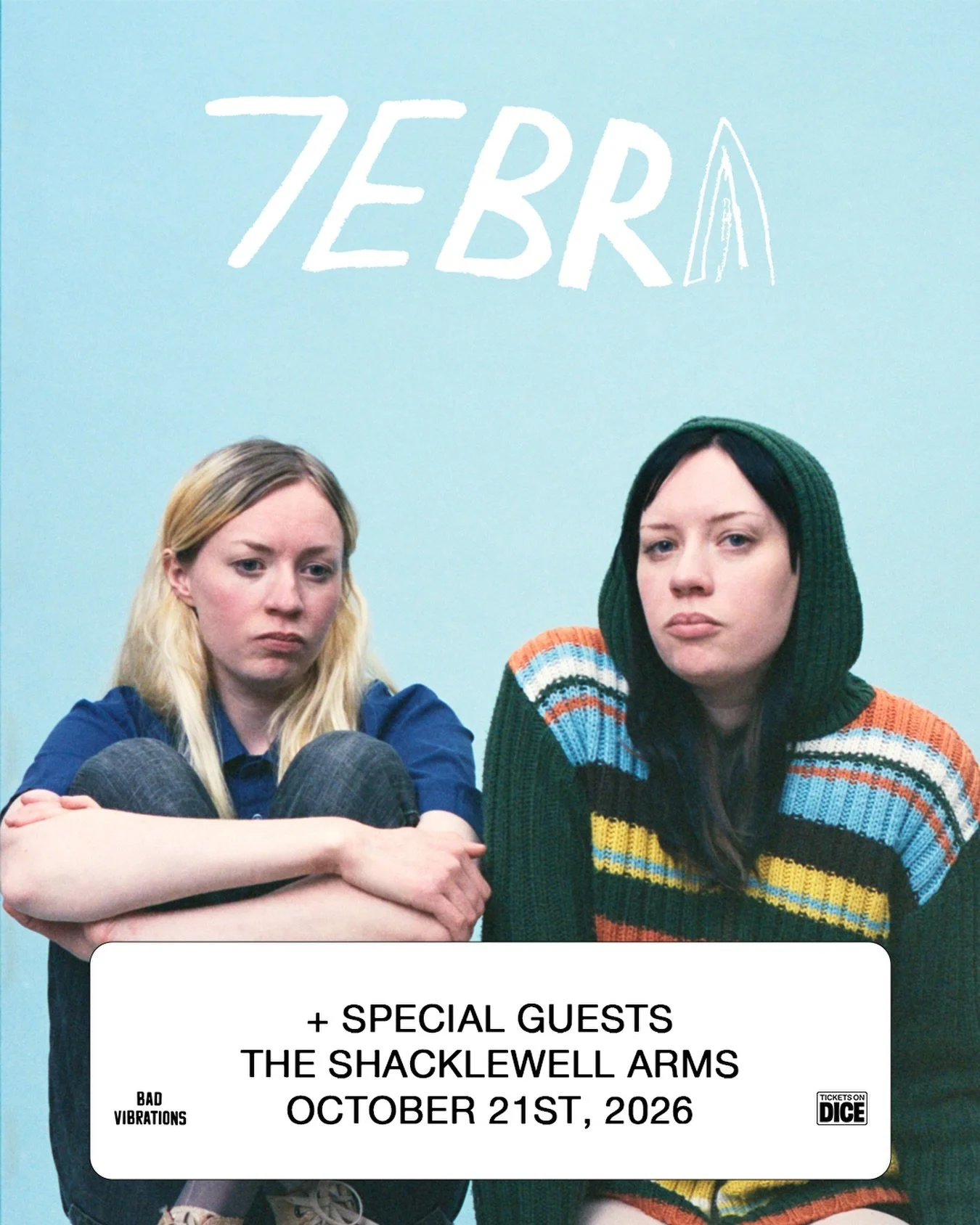 The Malm&ouml; duo @7ebra play the Shacklewell Arms, October 21st. 

They&rsquo;ve also announced their second album, How to Land a Plane out September 25th. The bands hookiest and most layered songwriting so far, as they chew over the insecurities, 