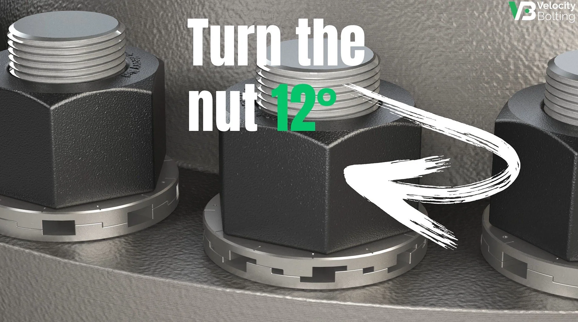 Velocity Washer turn the nut 12 degrees