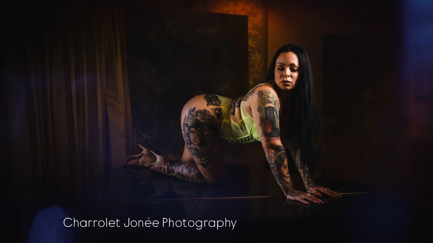 She didn&rsquo;t come to play nice&hellip; she came to own the room.

Neon heat, inked stories, and a gaze that says &ldquo;you can look, but don&rsquo;t get it twisted.&rdquo; This is what happens when confidence stops asking for permission and star