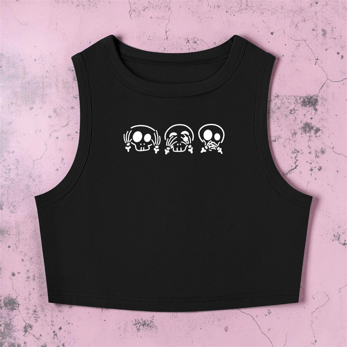 Hear No Evil Crop Tank Top