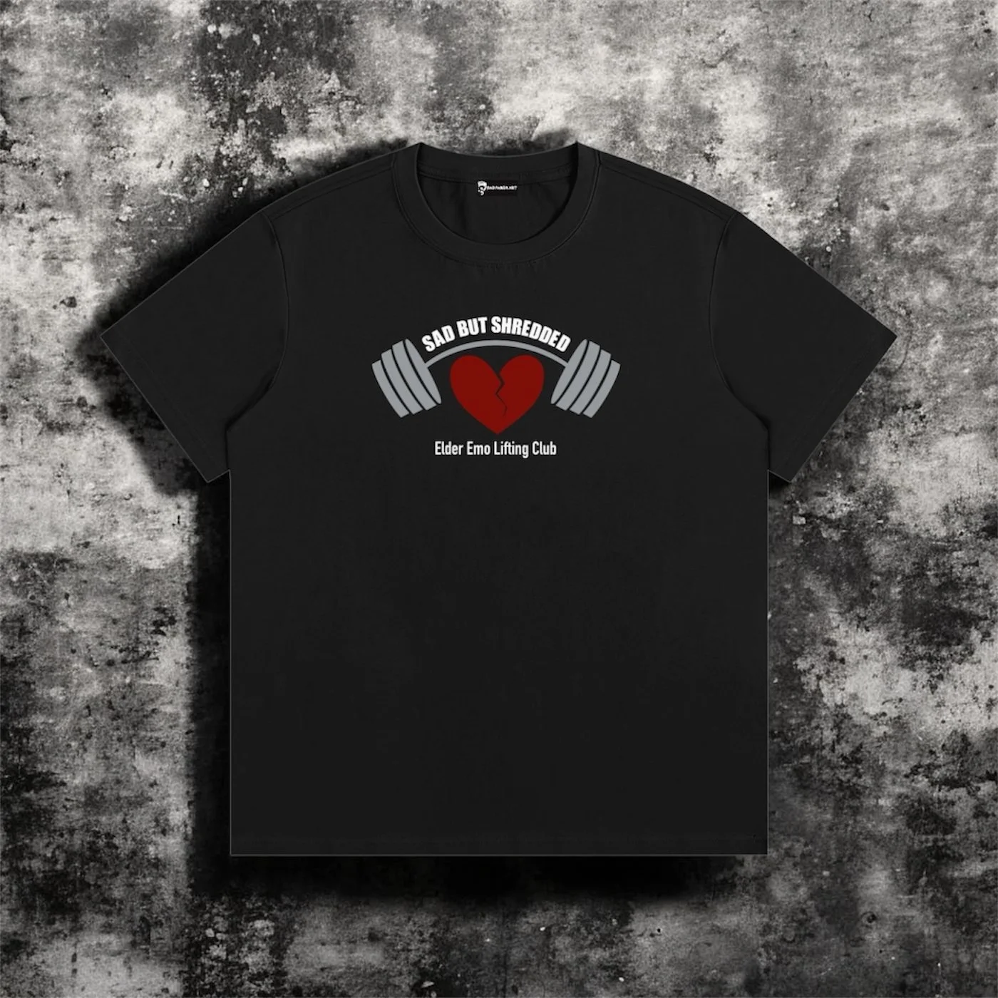 Sad But Shredded // Elder Emo Workout T-Shirt