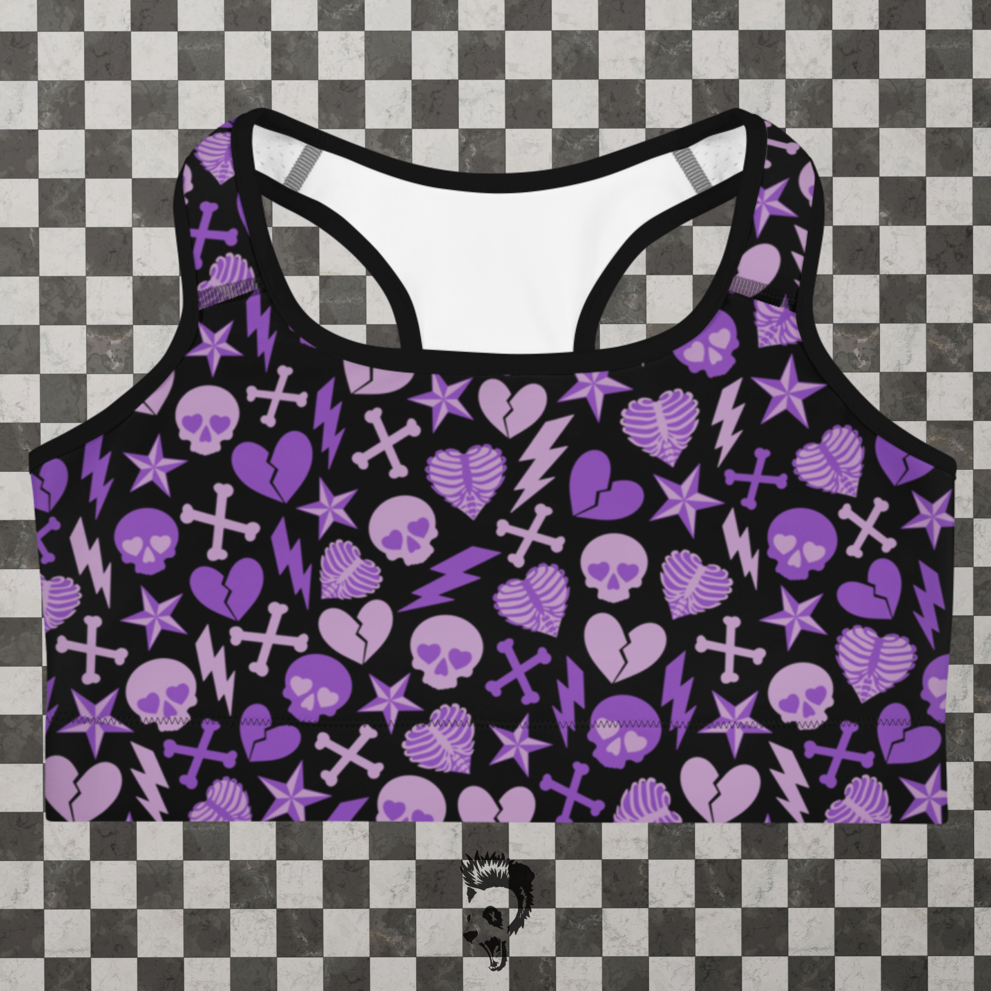 Dead Cute Sports Bra // Purple