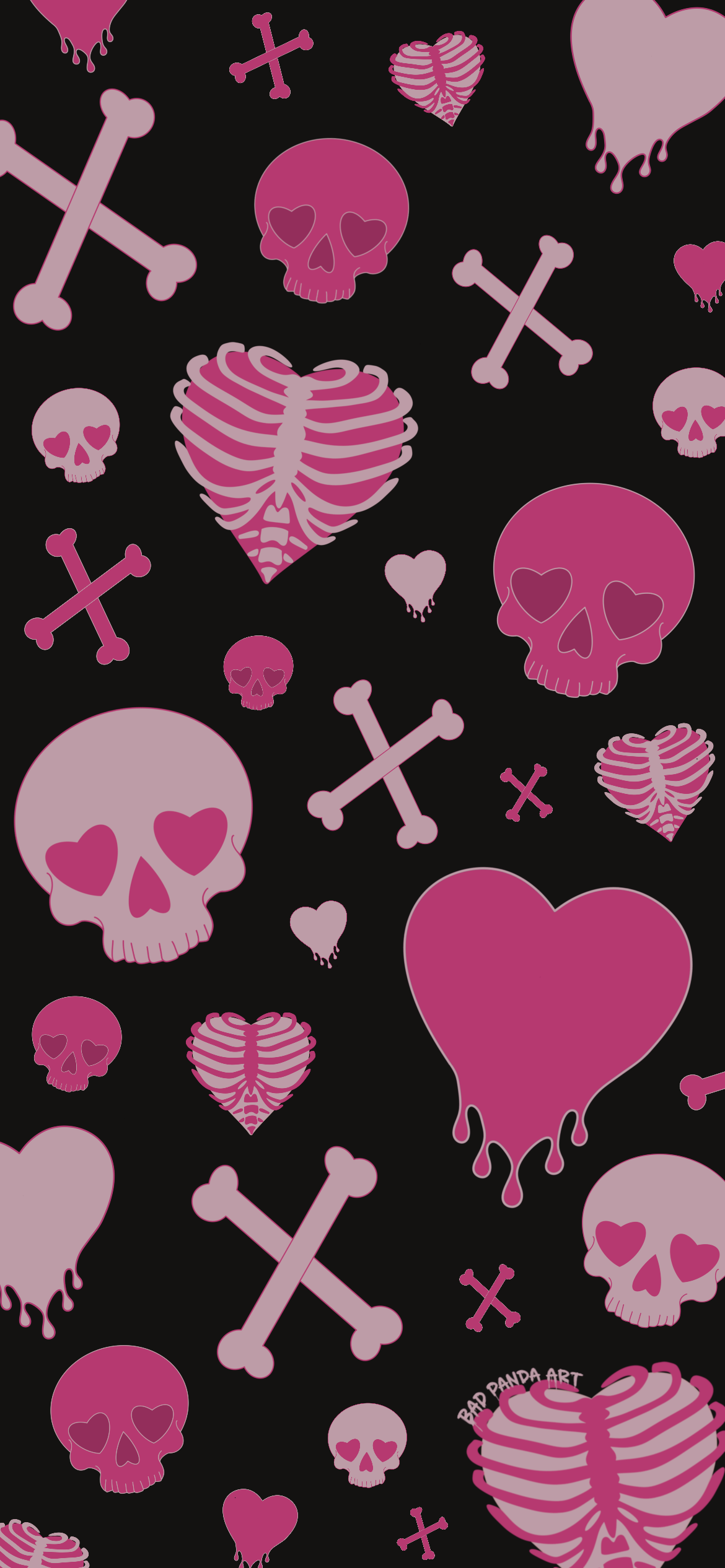 BadPandaArt_LoveisDeadly_Valentine_Wallpaper_PINK.png