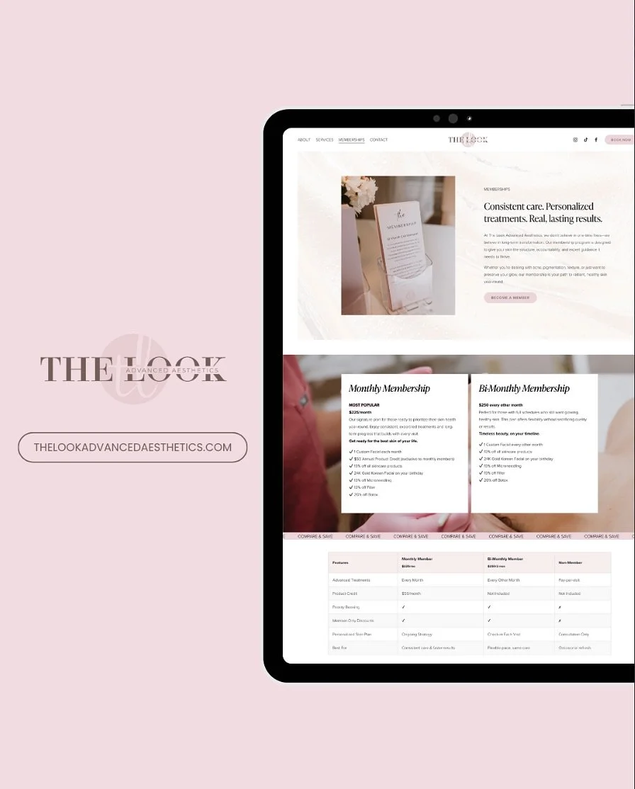 The Look has a new online destination! 💻 📱Immerse yourself in our services and experience our brand, thoughtfully designed with you in mind ✨

Link in Bio 🔗