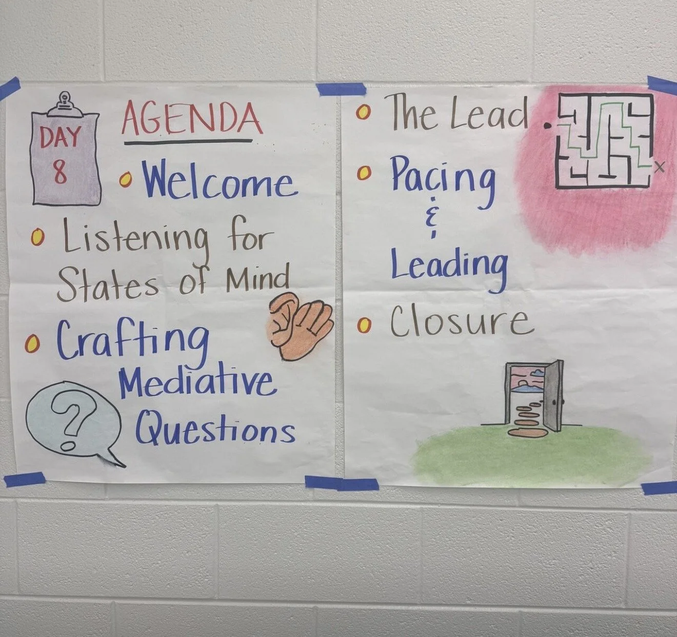 Day 8 of Cognitive Coaching in Fairfax County, VA