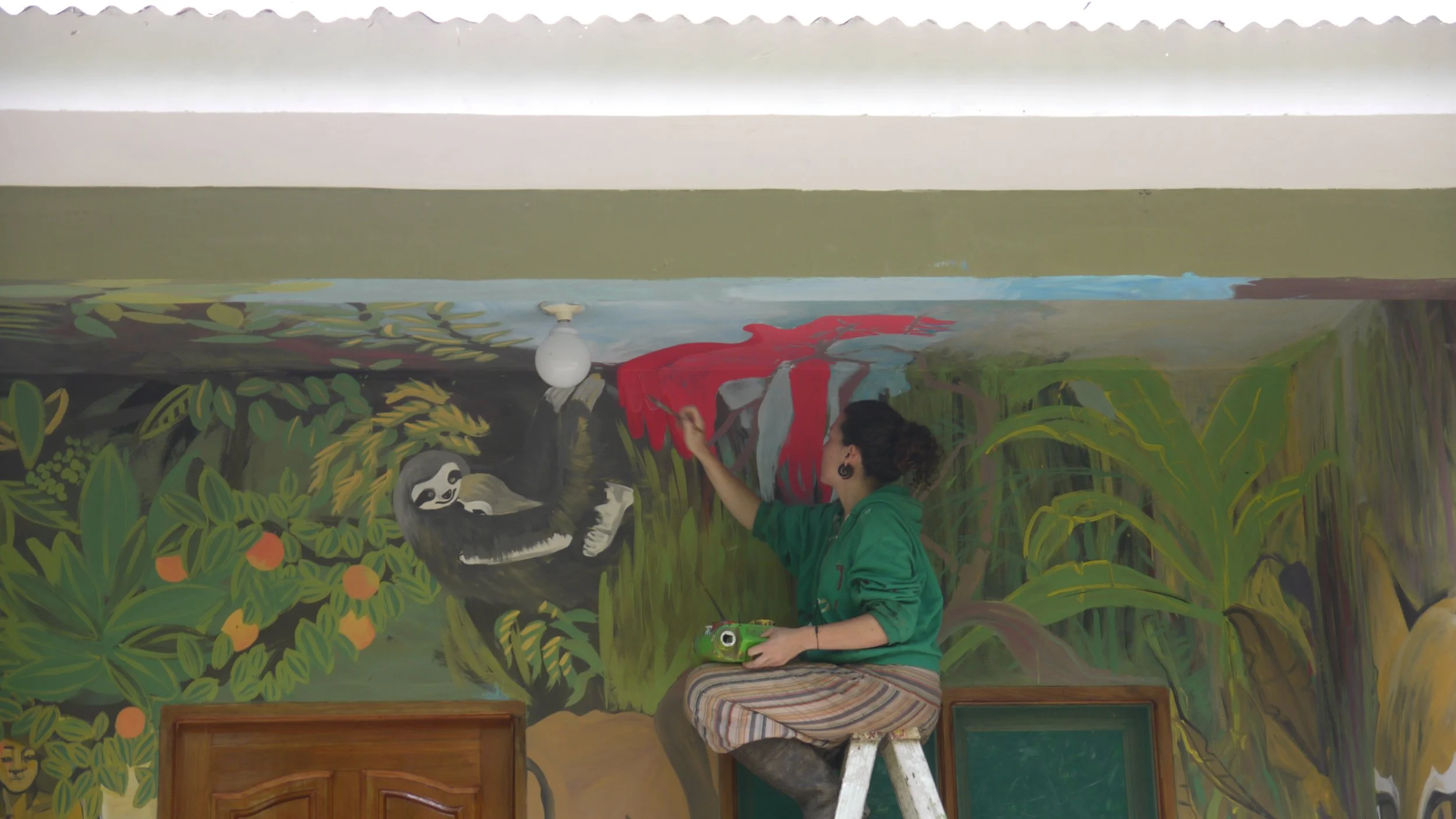 Fresque peinte au plafond.JPG