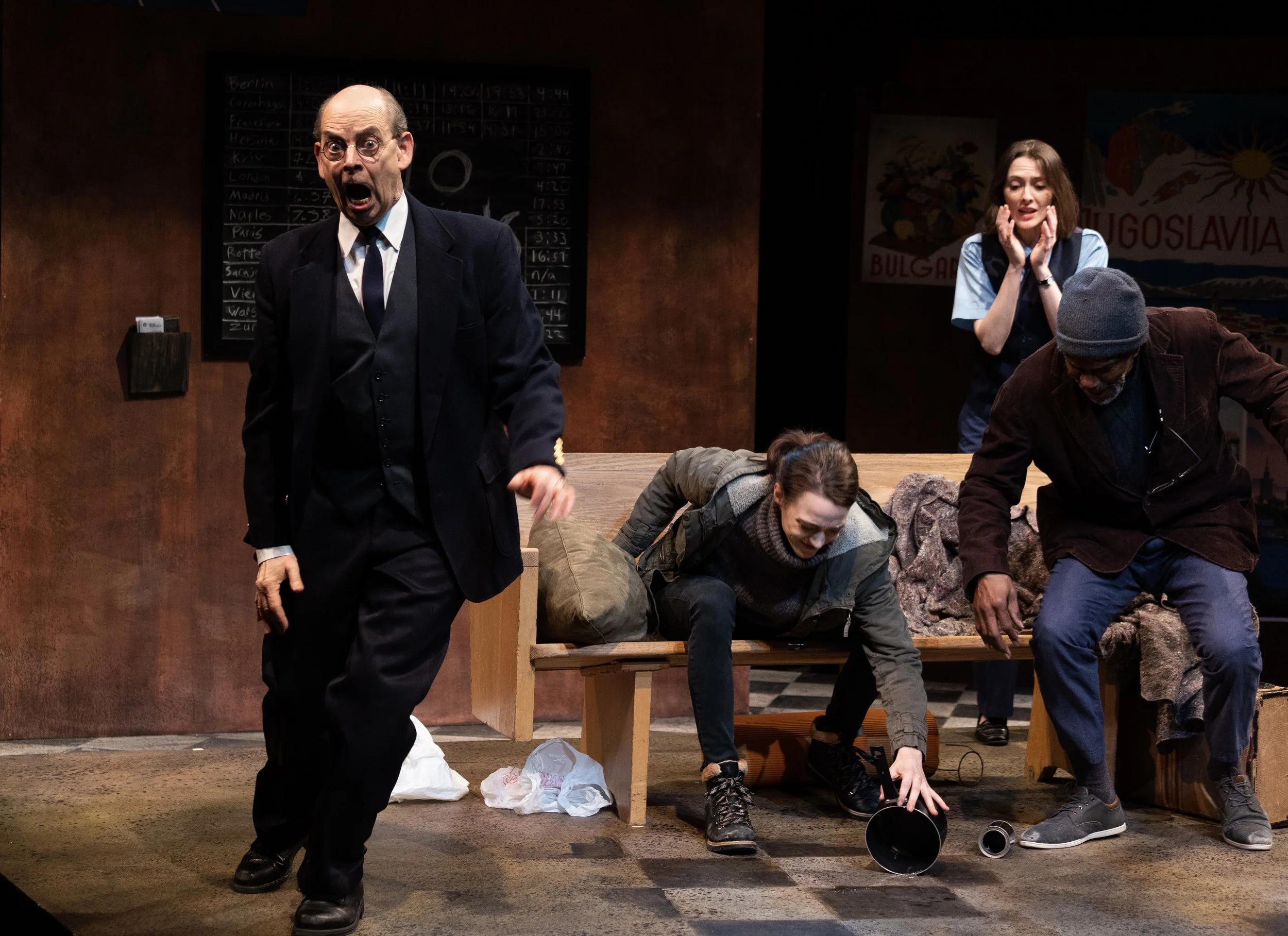Larry Paulsen, Isabel Bennett, Emily Pike, and William Hall Jr.