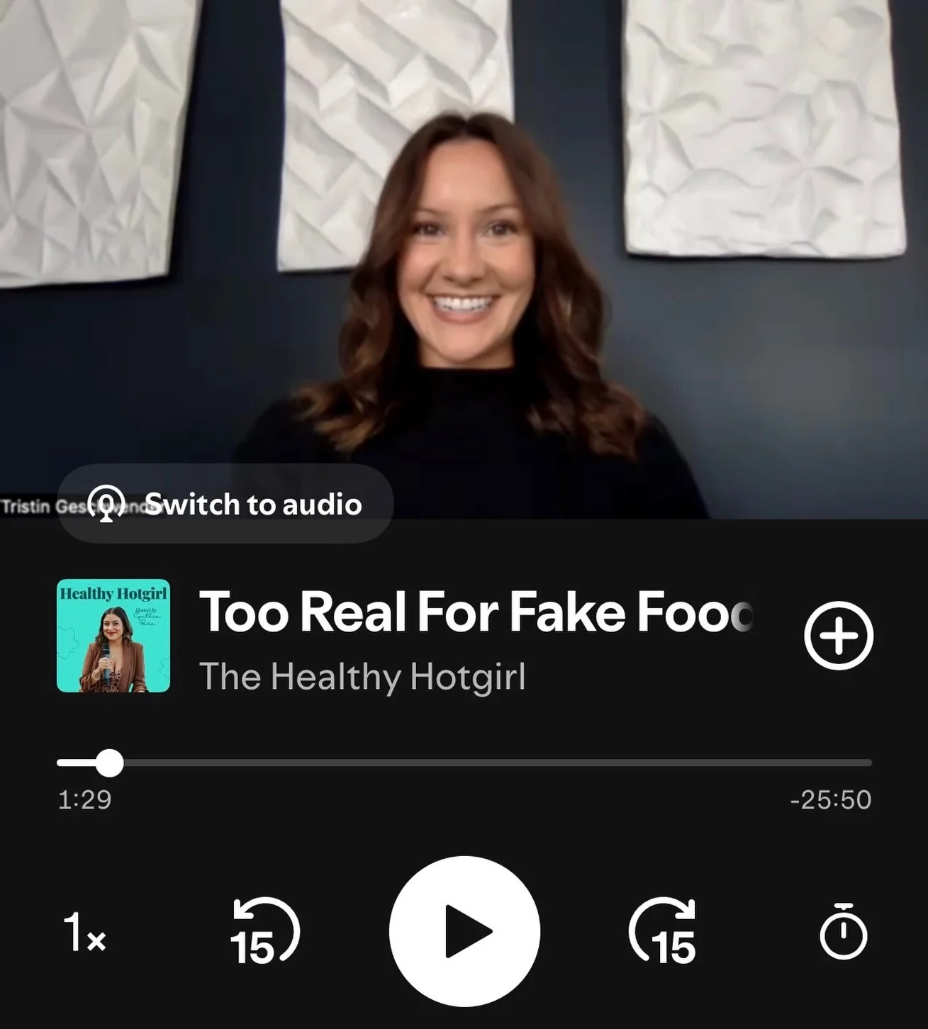 My first podcast feature is officially live!!!🎙️
Grateful for @_cynpena and the Healthy Hotgirl Podcast for the opportunity to share this conversation.

We talked through:
&bull; Whole vs processed foods
&bull; What actually impacts blood sugar
&bul