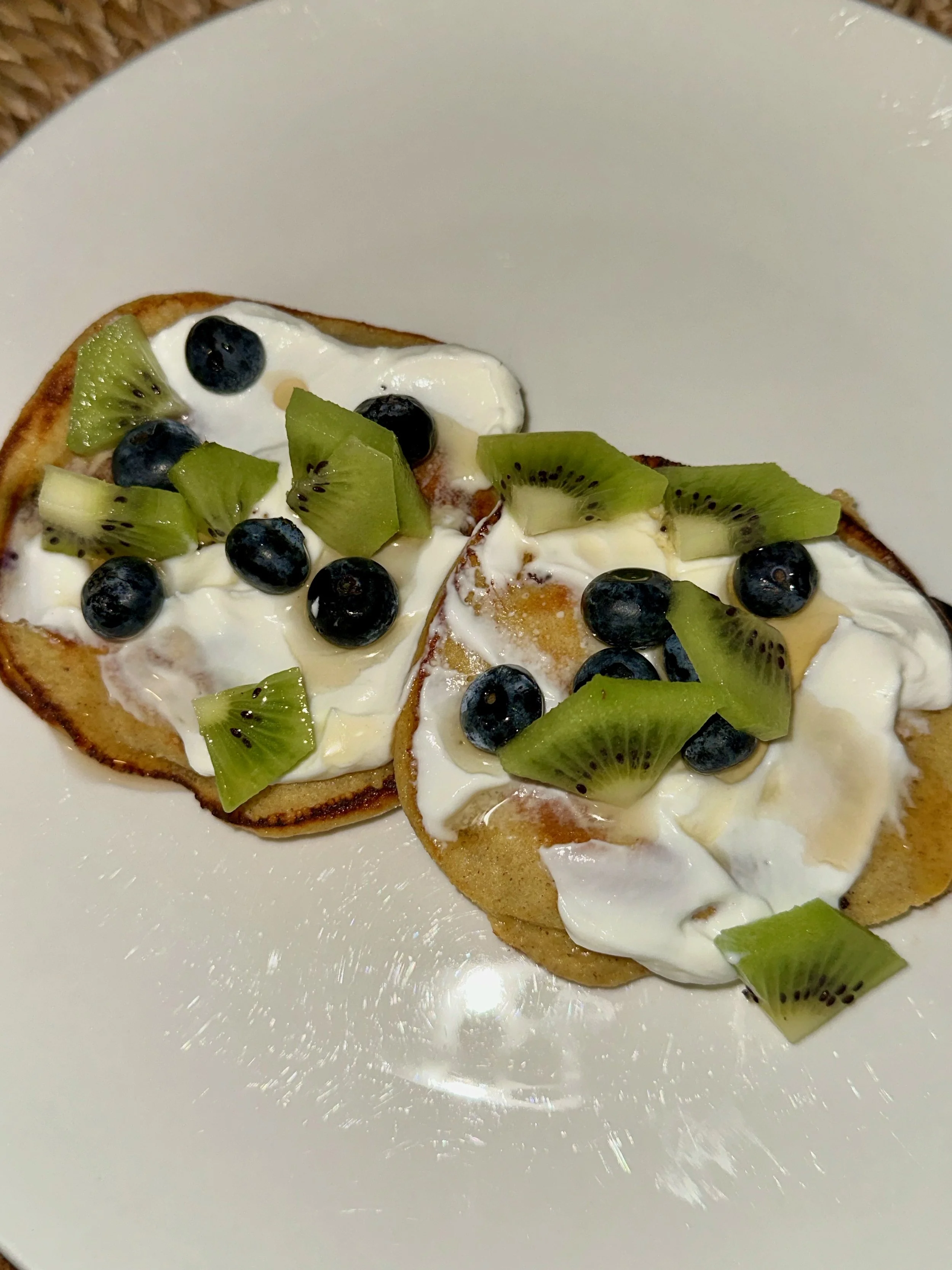 Almond Flour Pancakes with Fresh Fruit