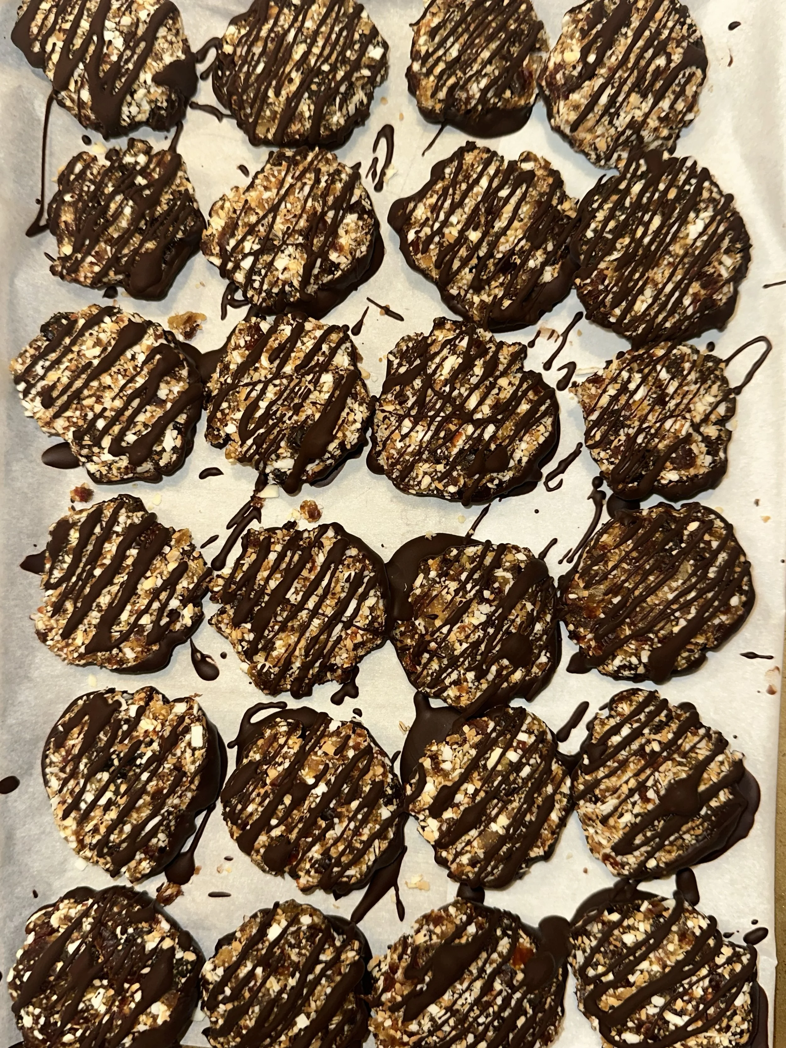 3-Ingredient Healthy Samoa Cookies