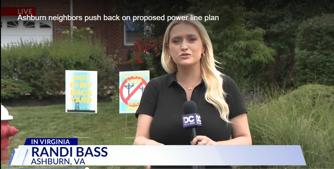 Ashburn neighbors push back on proposed power line plan