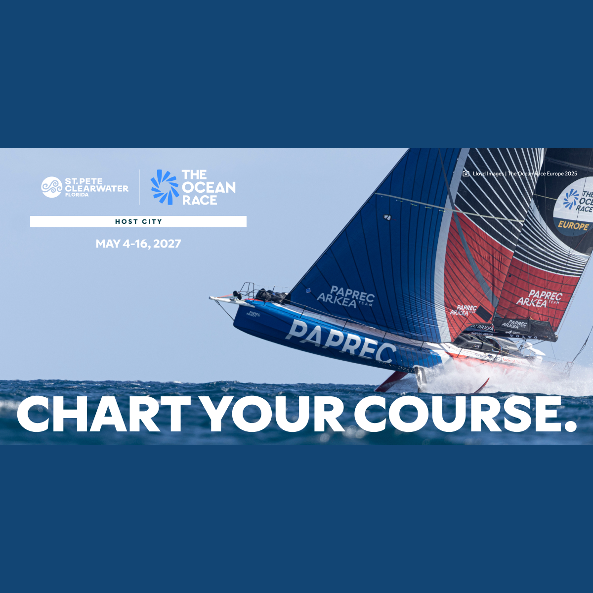 Visit St. Pete-Clearwater Partners with the Mac Race Ahead of The Ocean Race 2027