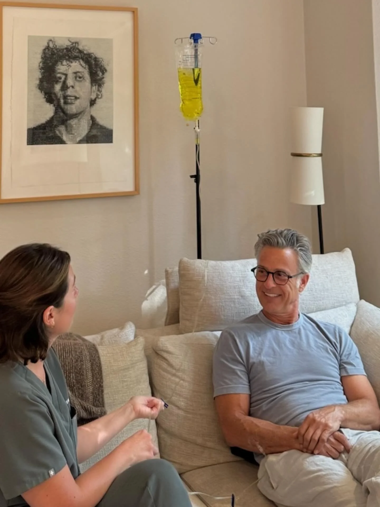 Need a little sunshine in a bag on this gloomy day?
There’s nothing better than getting energy and an immune boost—right from the comfort of your own home.
Get recharged, revived, and ready to take on anything with the Myers Cocktail IV
