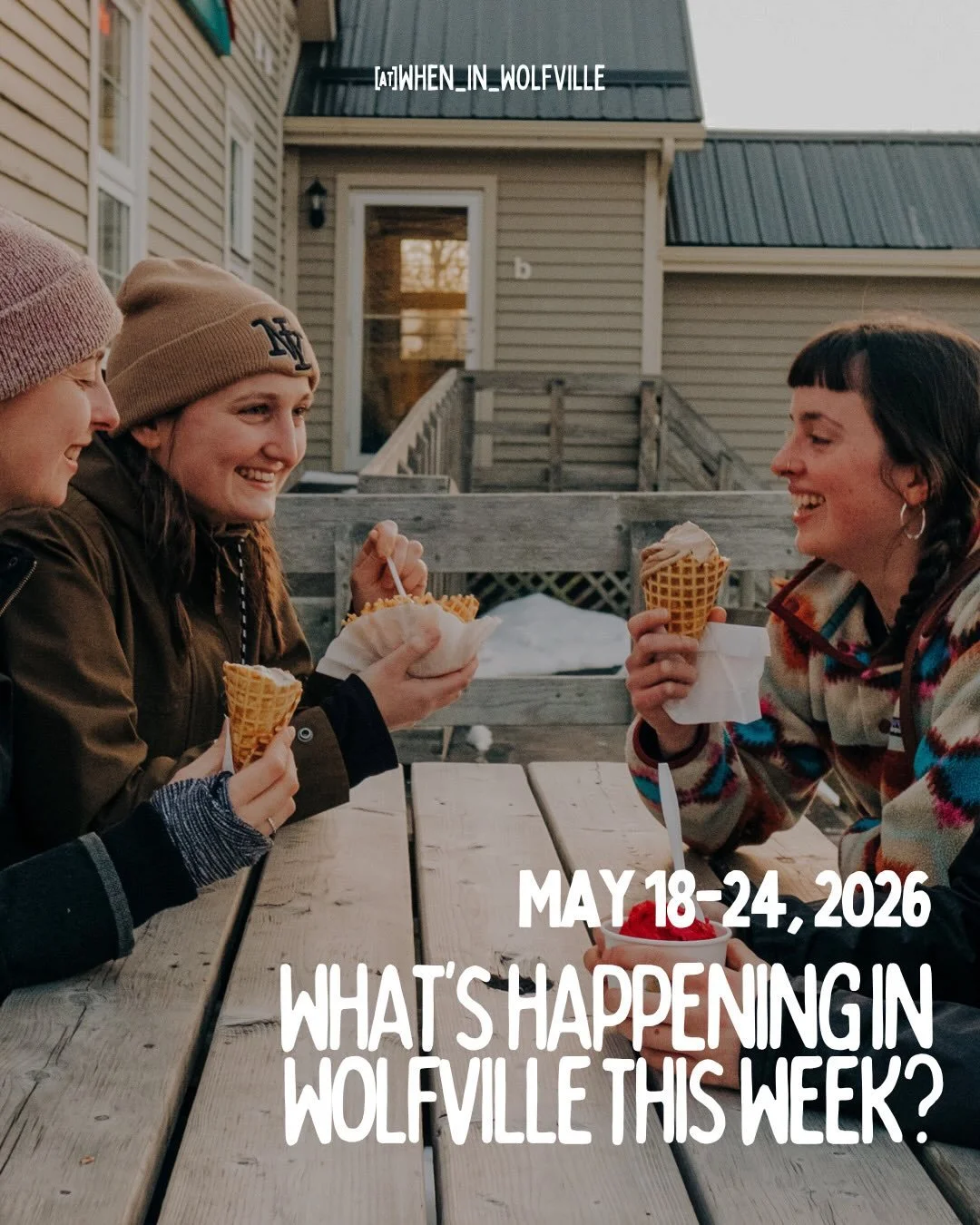 Welcome to a beautiful week in Wolfville! 

As always, if you know about an event happening in Wolfville that didn&rsquo;t make the post, please share the details in the comments below so we can all learn more about it.

Have a great week everyone! ?