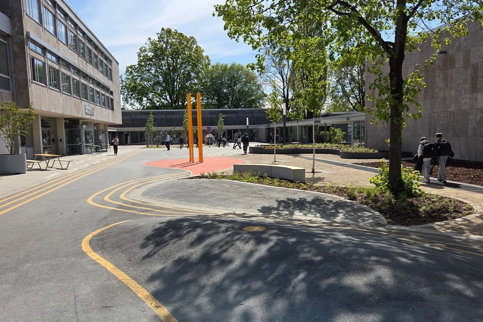 Schulhofgestaltung Kreisgymnasium Halle