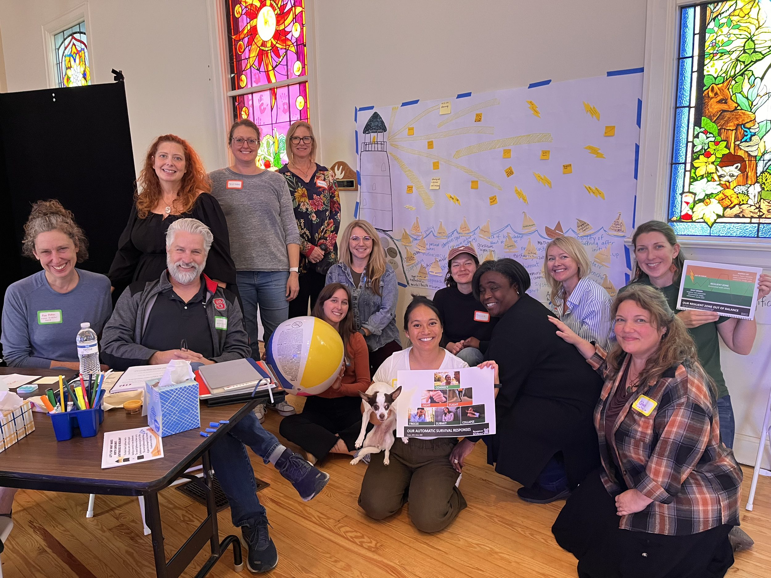 To honor and support the work of Long Term Recovery Partners, we hosted a free one-day training led by Resources for Resilience.