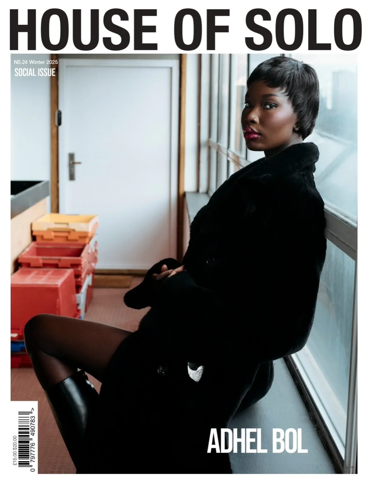 Now live the cover editorial with @adhel_bol on @houseofsolomag &rsquo;s latest release The Social Issue Winter 2025 

Photographer/Creative Director @abeikuarthurhos 
Fashion Director @chalisaguerrerostylist 
HMUA Rachael Adedigba 
Fashion Assist