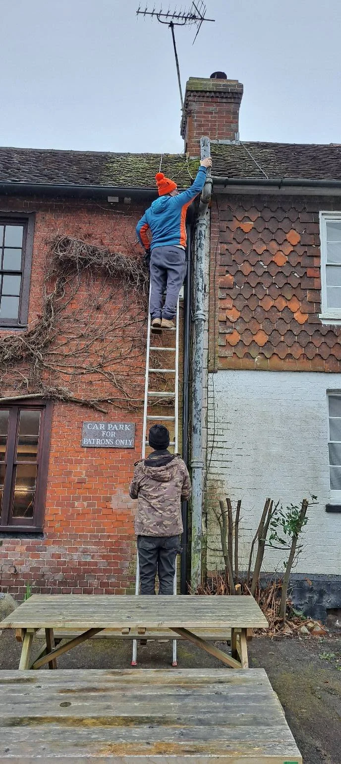 Removing a redundant drain stack to make way for something special!