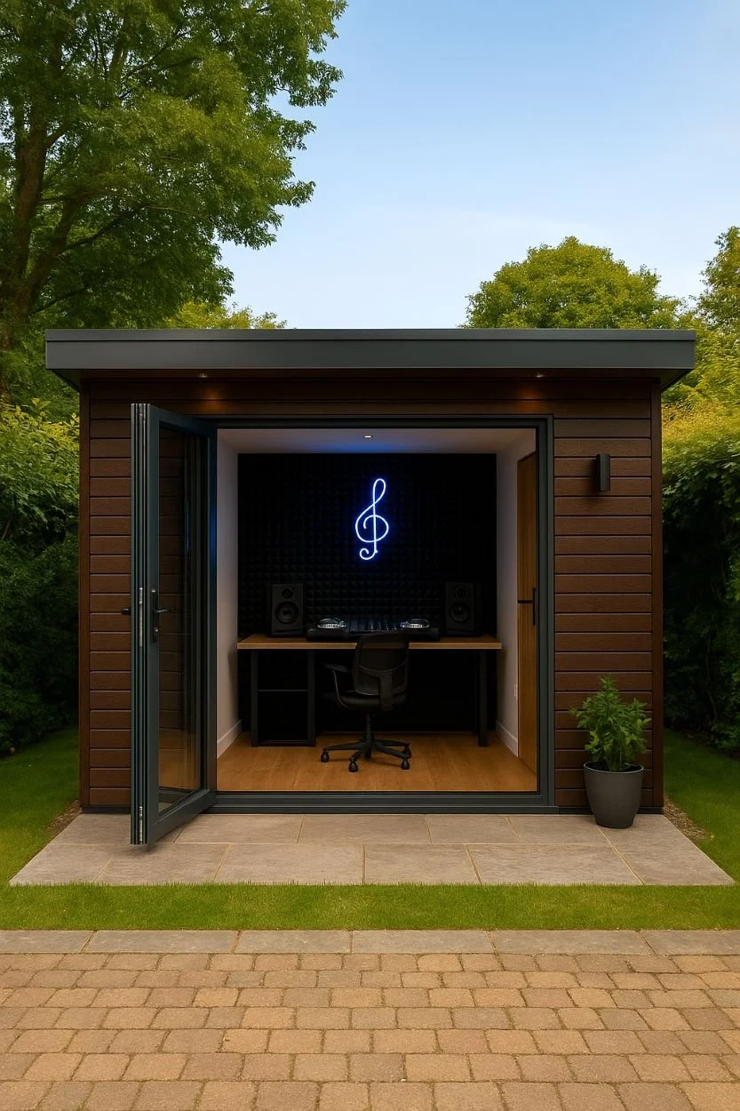 Music Studio Garden Room by Bucks Garden Rooms