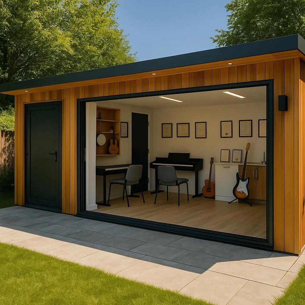 Music Studio Garden Room by Bucks Garden Rooms
