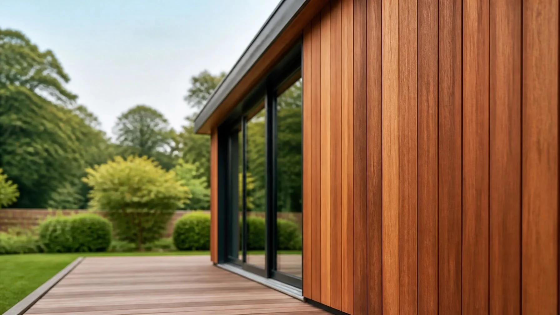 Different finishes for your garden room