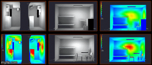 Lighting design - 3D using REVIT and visualization tools