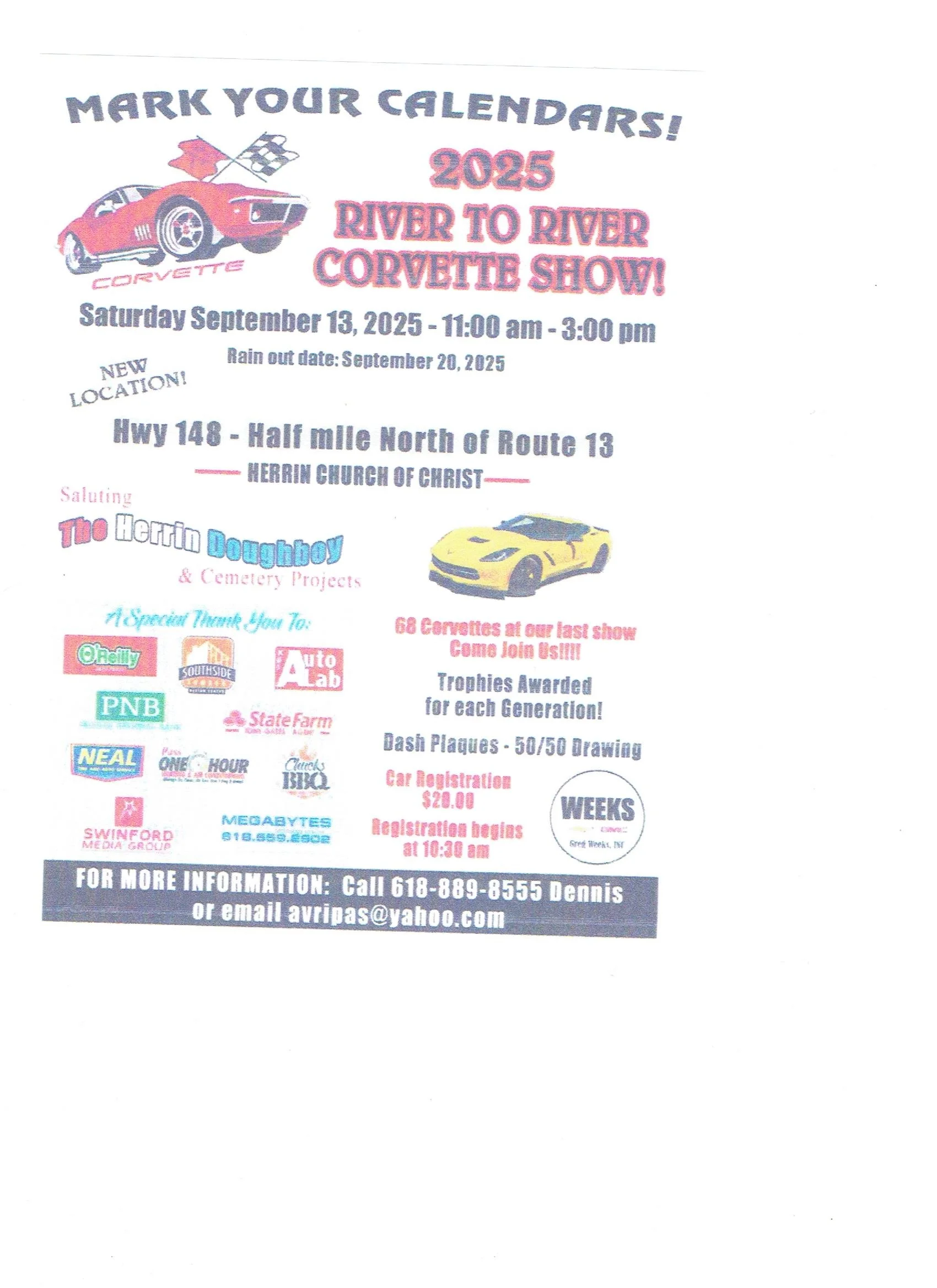 River to River Corvette Show