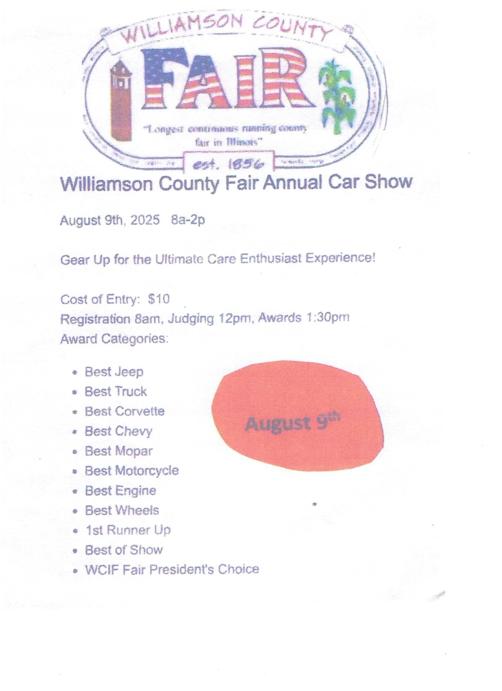 Williamson County Fair car show
