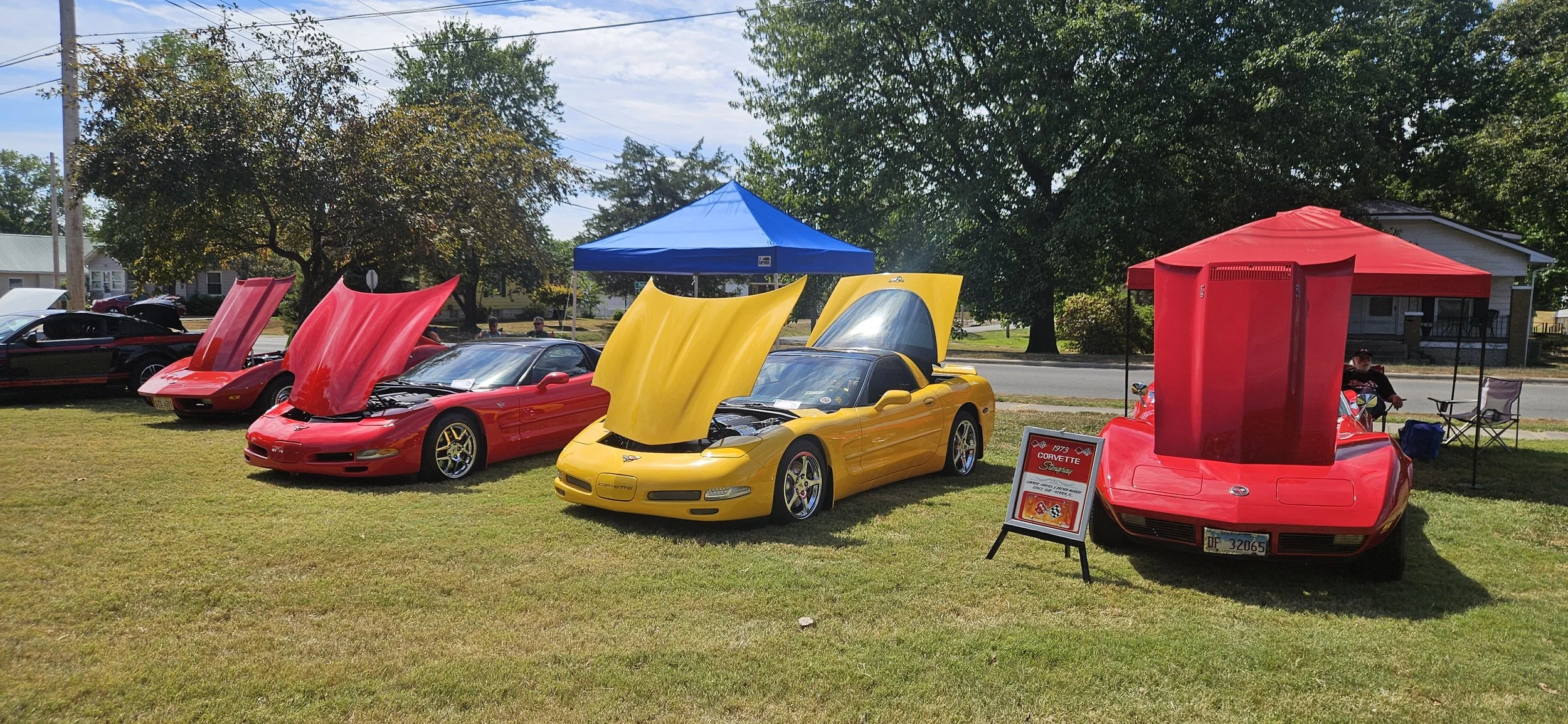 August 31, 2025 Sesser Benefit Car Show. Two members participated. Four more members also attended.