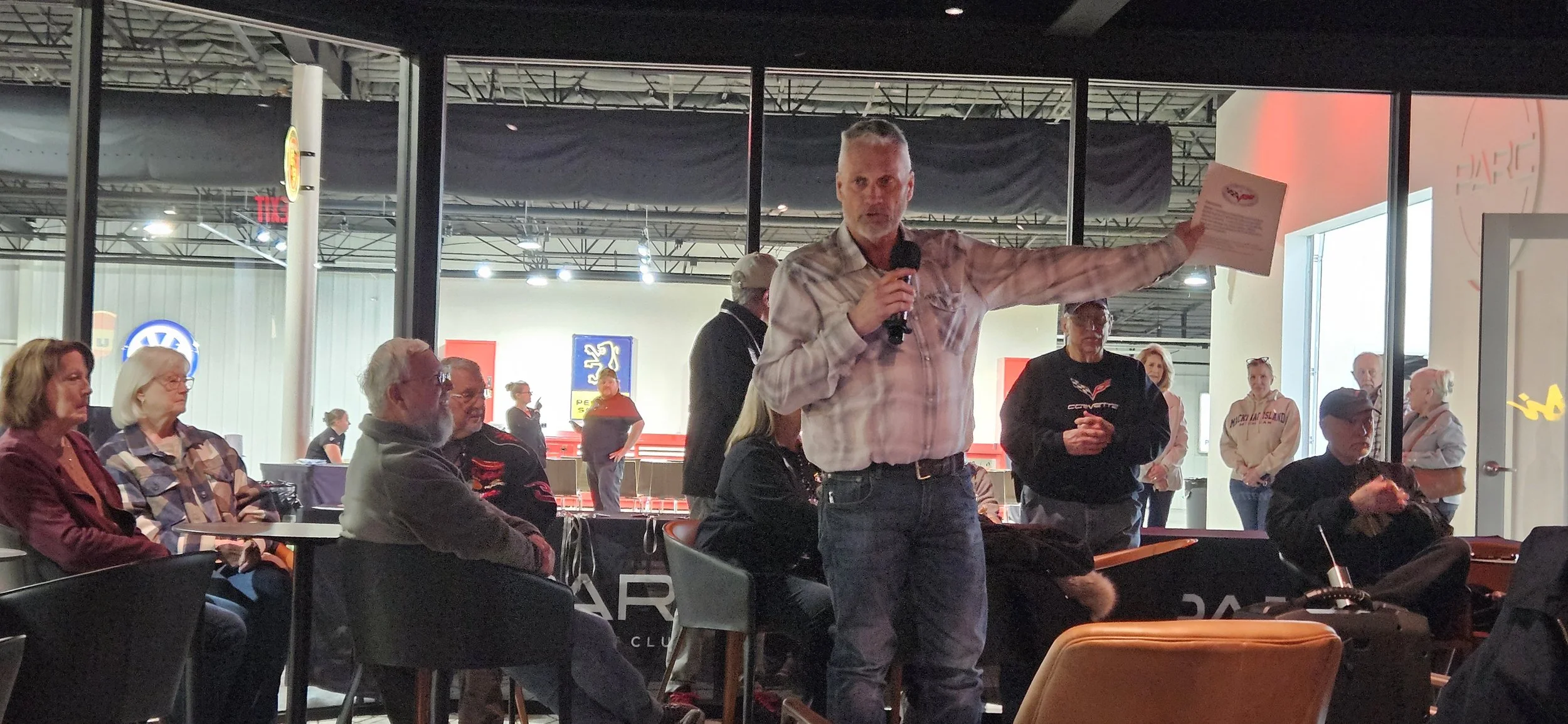 Corvettes of Southeast Missouri President Tim Swaringim.