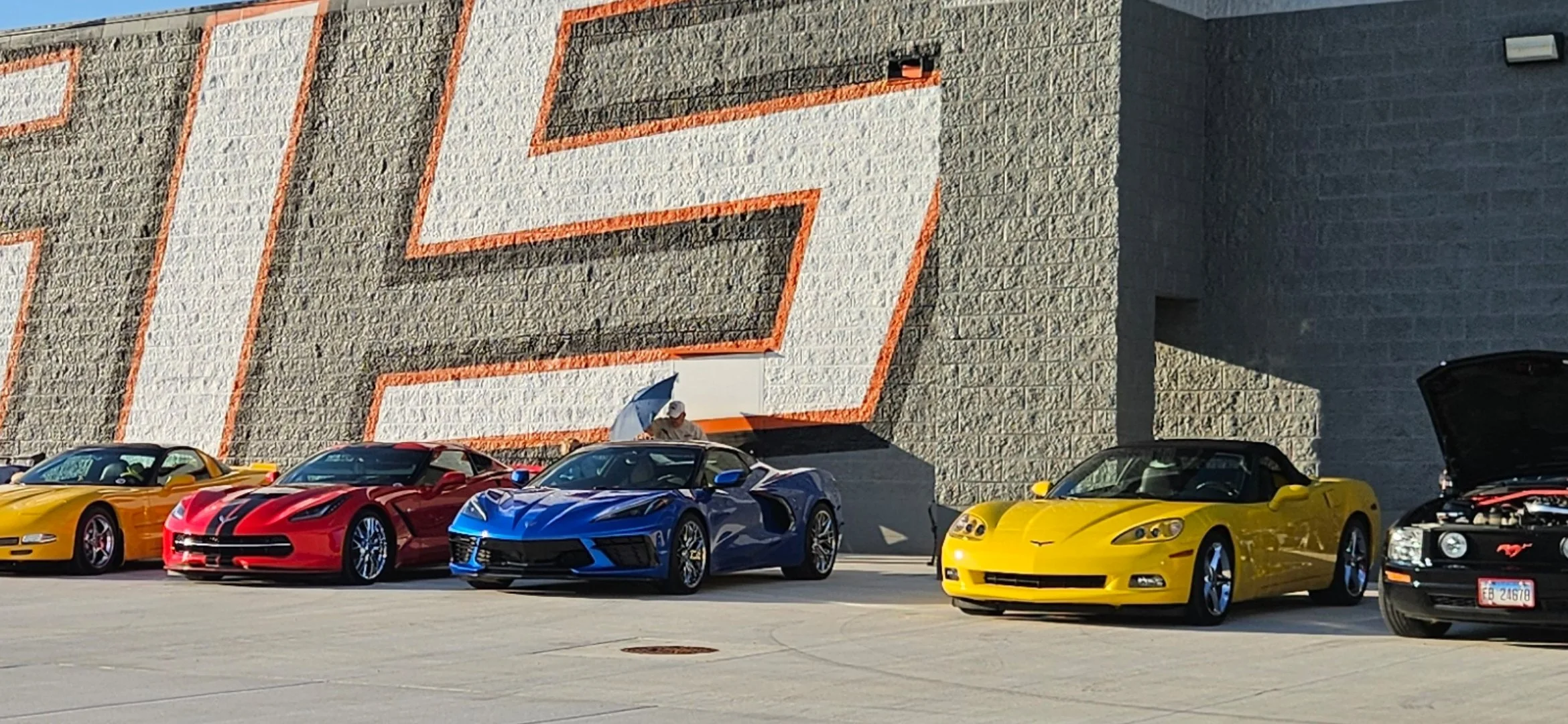 Thirty six vehicles.