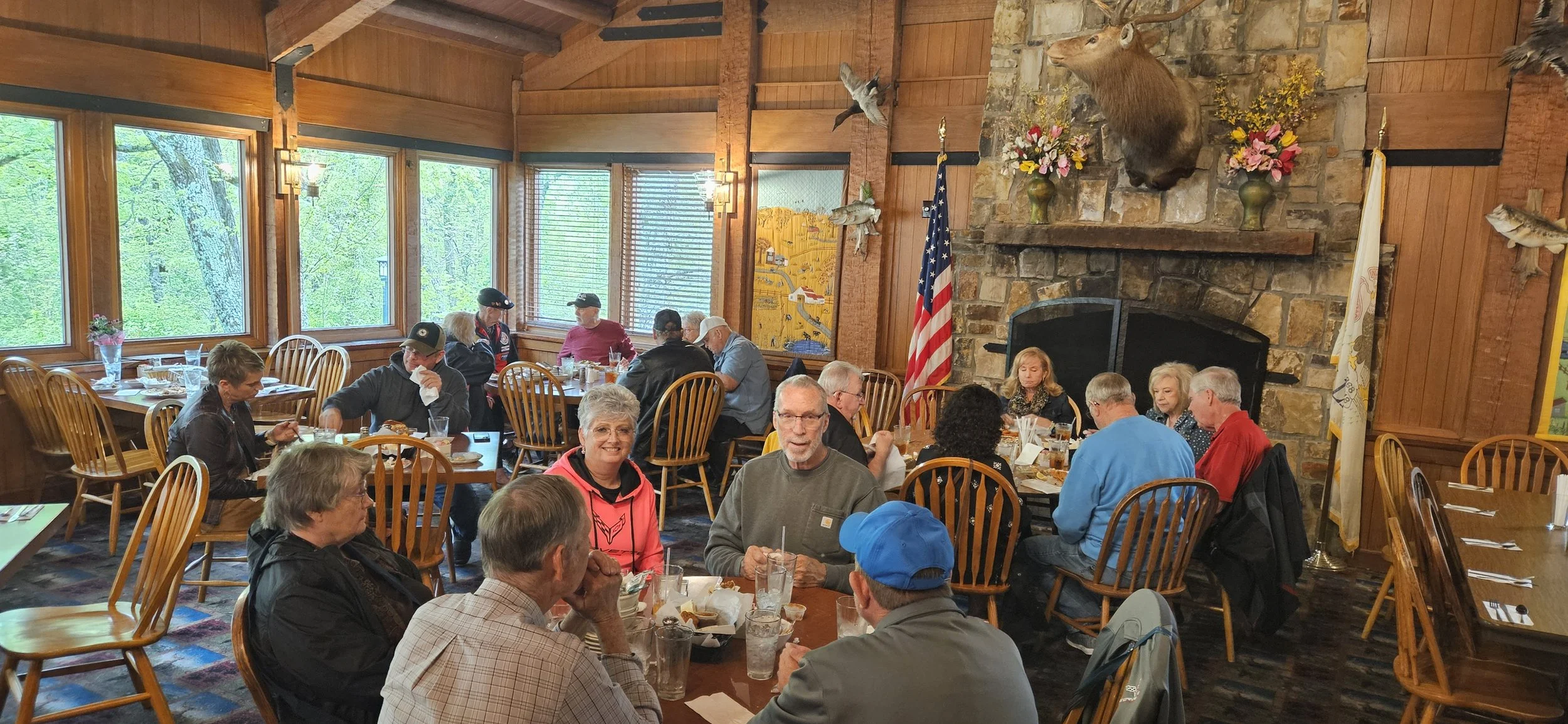April 18th, 2026 Club Cruise to Giant City Lodge with 16 members and 2 guests attending.