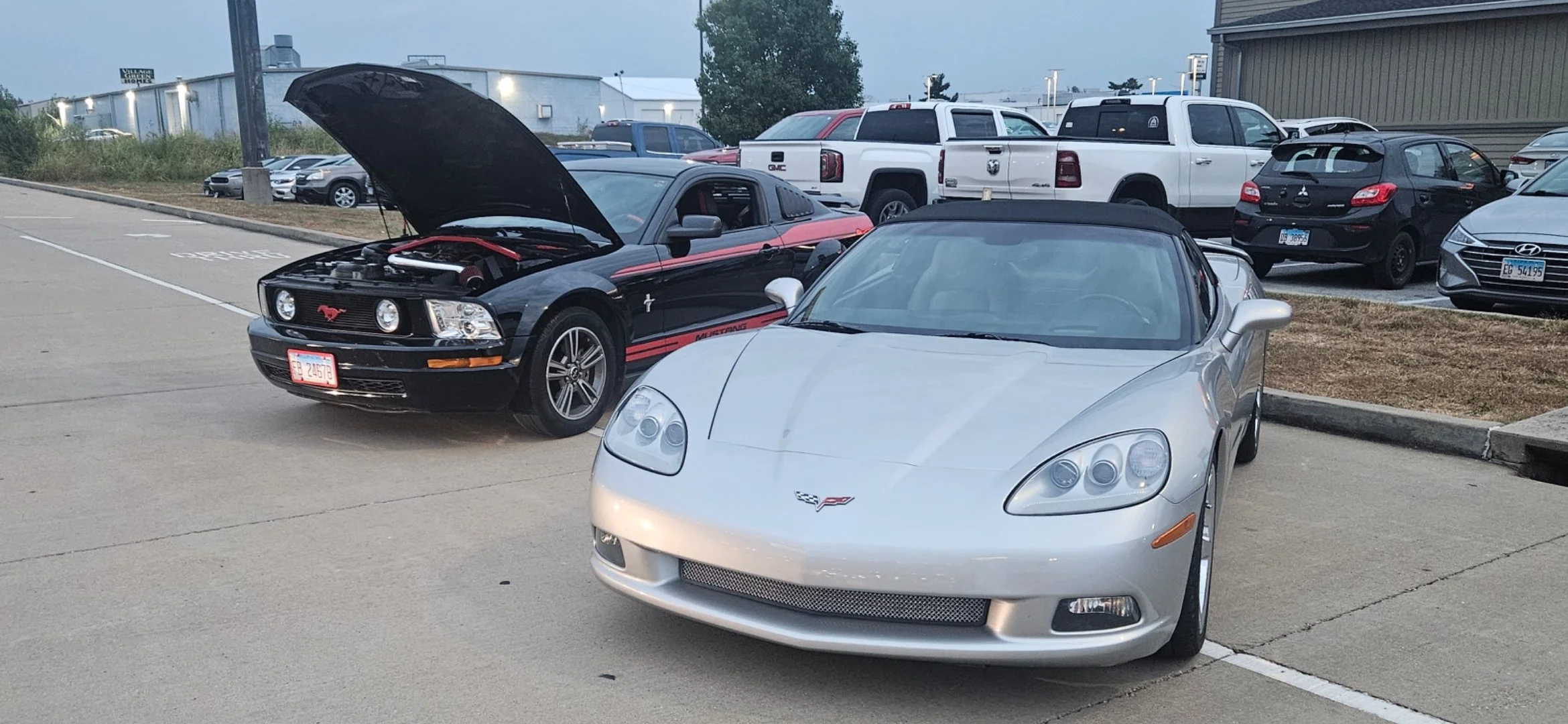 Twenty two attended with eight cars.