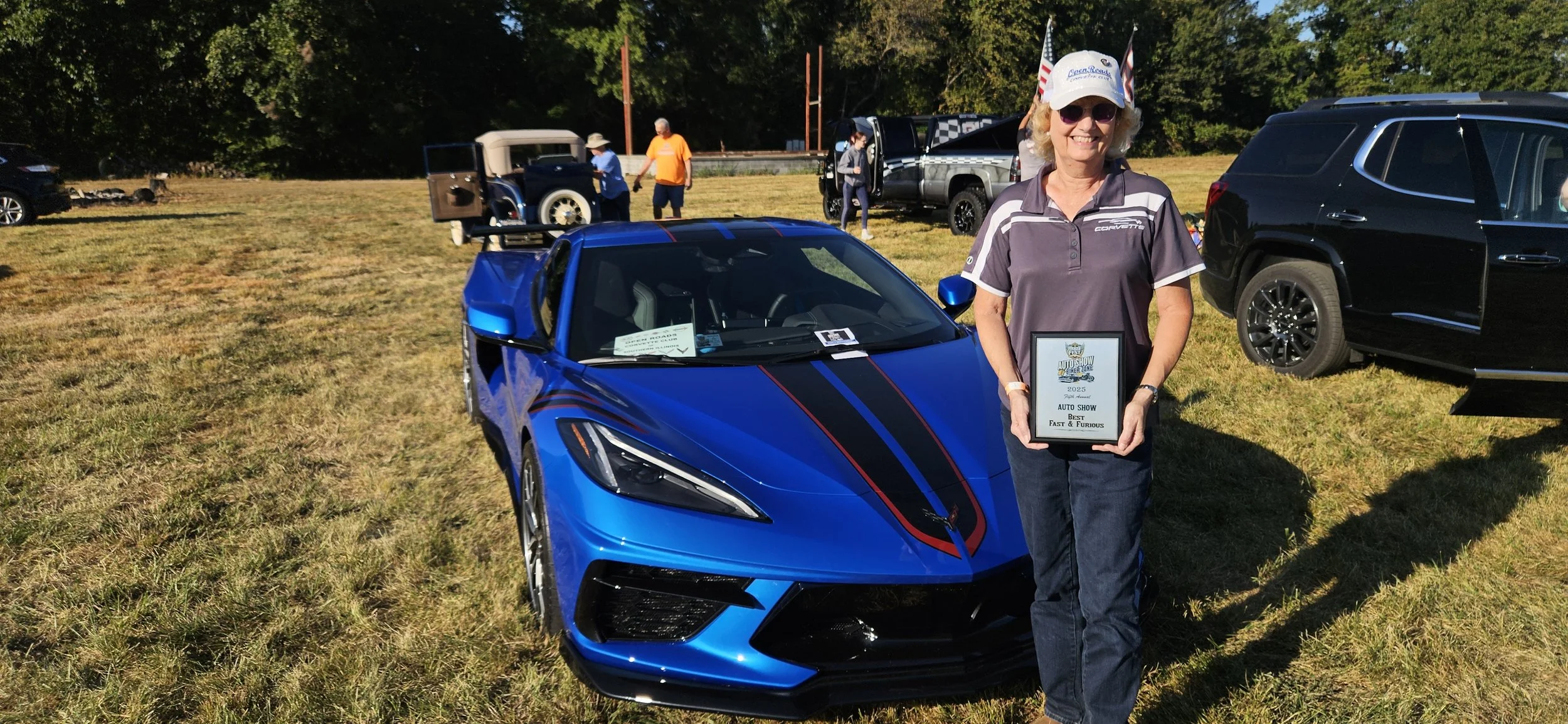 Kevin & Linda won the "Best Fast & Furious" award at the Herrin House of Hope Car Show.