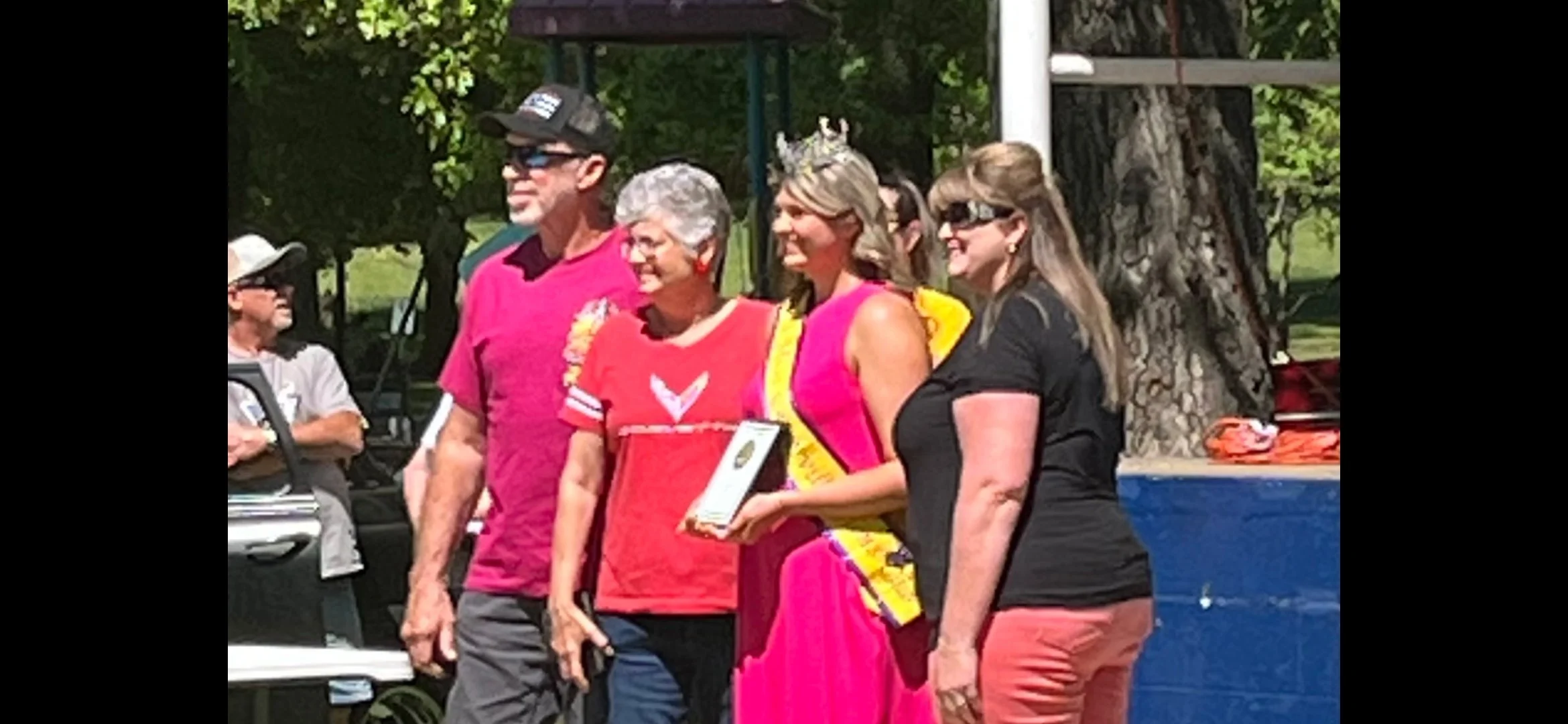 Steve, Brenda, and Cassie represented the Club as it won the Best Club Participation award.