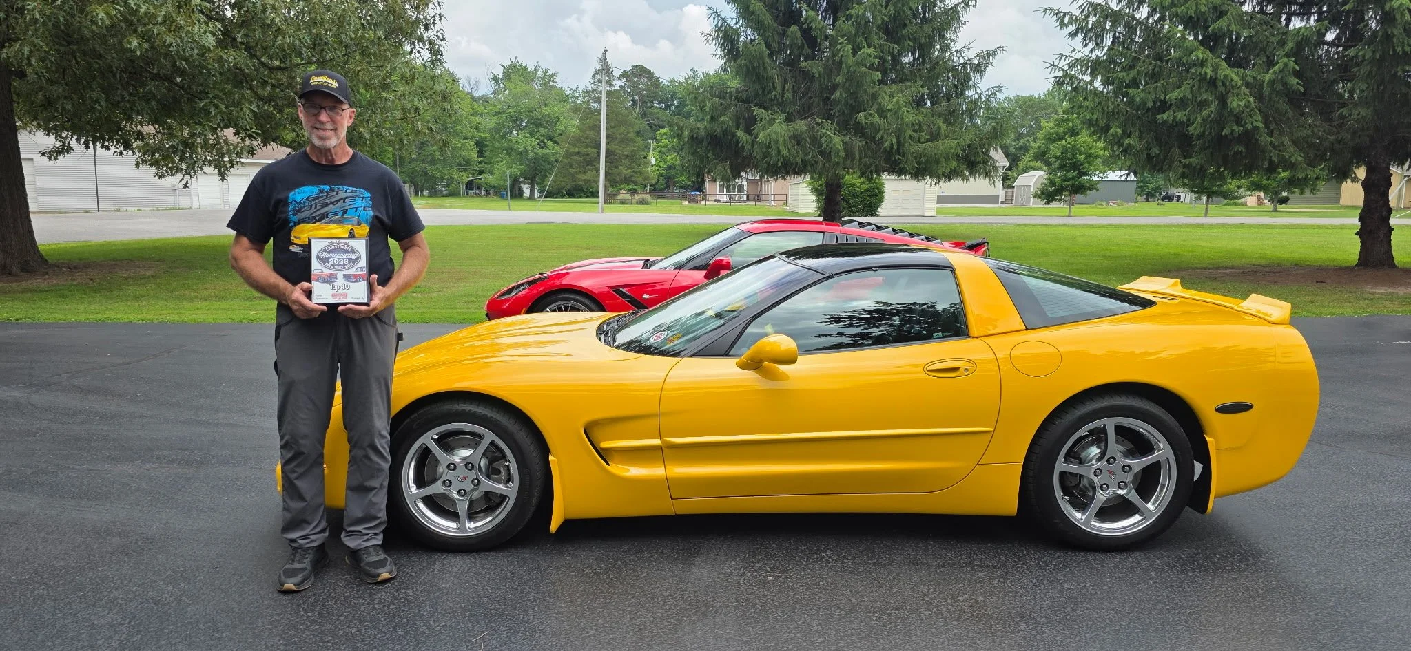 Steve H. received a Top 40 award with over 100 cars registered at the Christopher show.