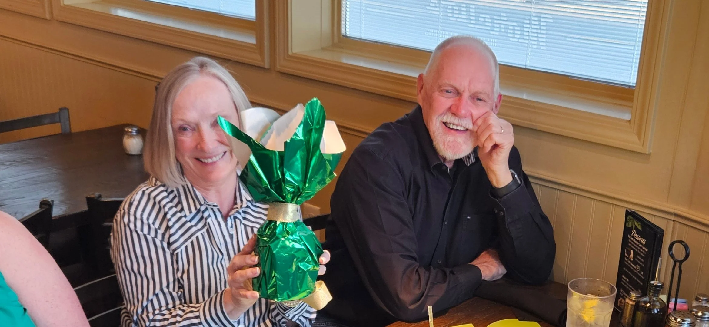 Cissie won the door prize.