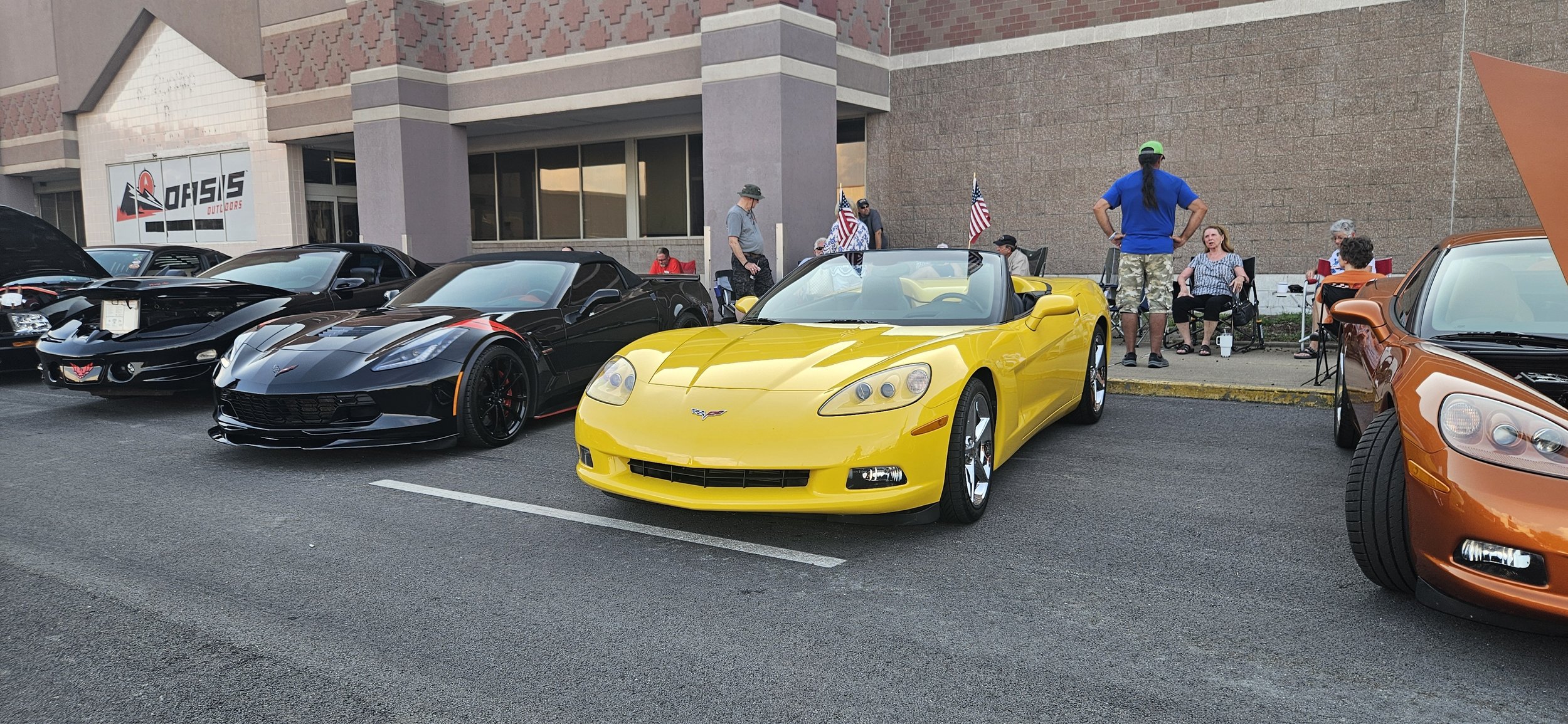 Twenty six cars participated of which 19 were Corvettes.