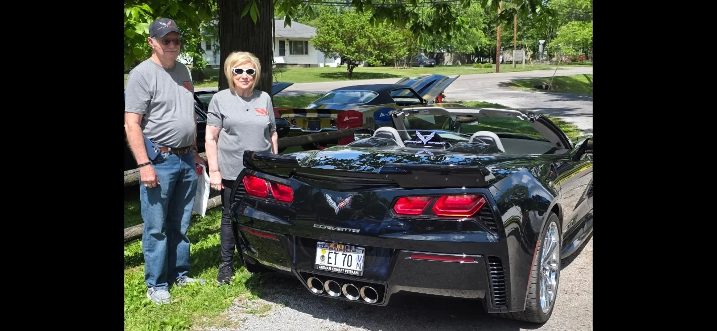 Members entered six vehicles into the car show.