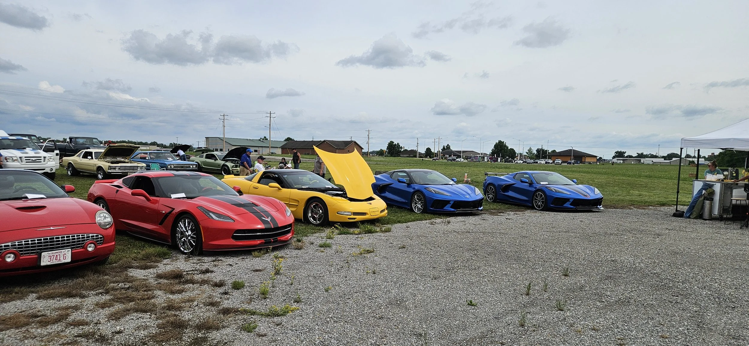 And, entered 6 vehicles.