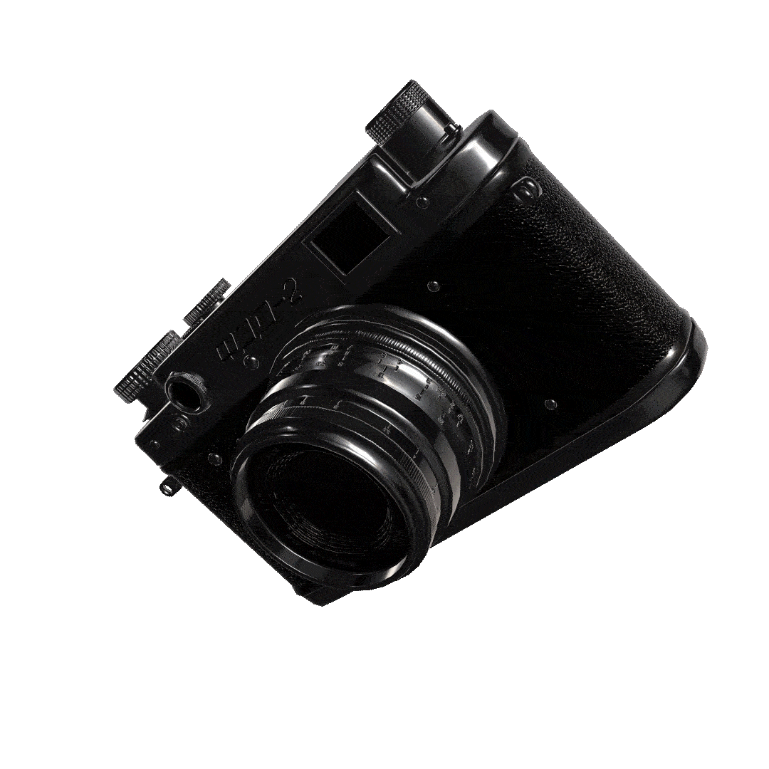 Analoge Kamera Drehend